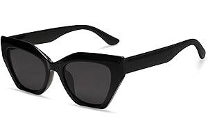 Clara Vintage Square Cat Eye Polarized Sunglasses