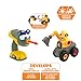 CAT Construction Toys, Fix-It Fleet Construction Toy Excavator, Ages 3+, Motorized Drill + Lights & Sounds, Improve Fine Motor Skills