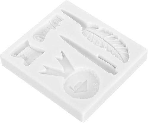 Miniatura 7 de Zerodeko 3pcs Graduation Key Mold Cookie Stencils Keychain Molds Cookie Molds Silicone Cake Molds Molde De Para Resina Molds for Resin Graduation