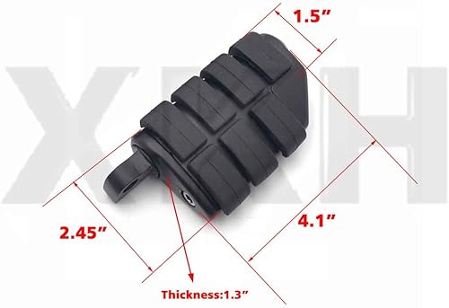 Miniatura 4 de XKH - Pinzas de pie grandes de 1.5 pulgadas, 1 1/2 pulgadas, compatibles con V-STAR Roadstar KAWASAKI VULCAN motocicleta [B01G3ELUTQ]