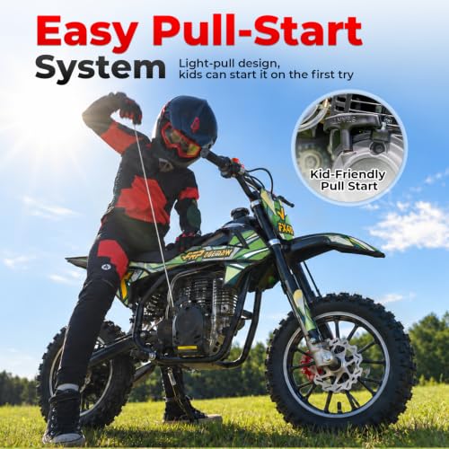Image of FX40 Gas Dirt Bike for Teens 40cc 4-Stroke Dual Disc Brake Off Road