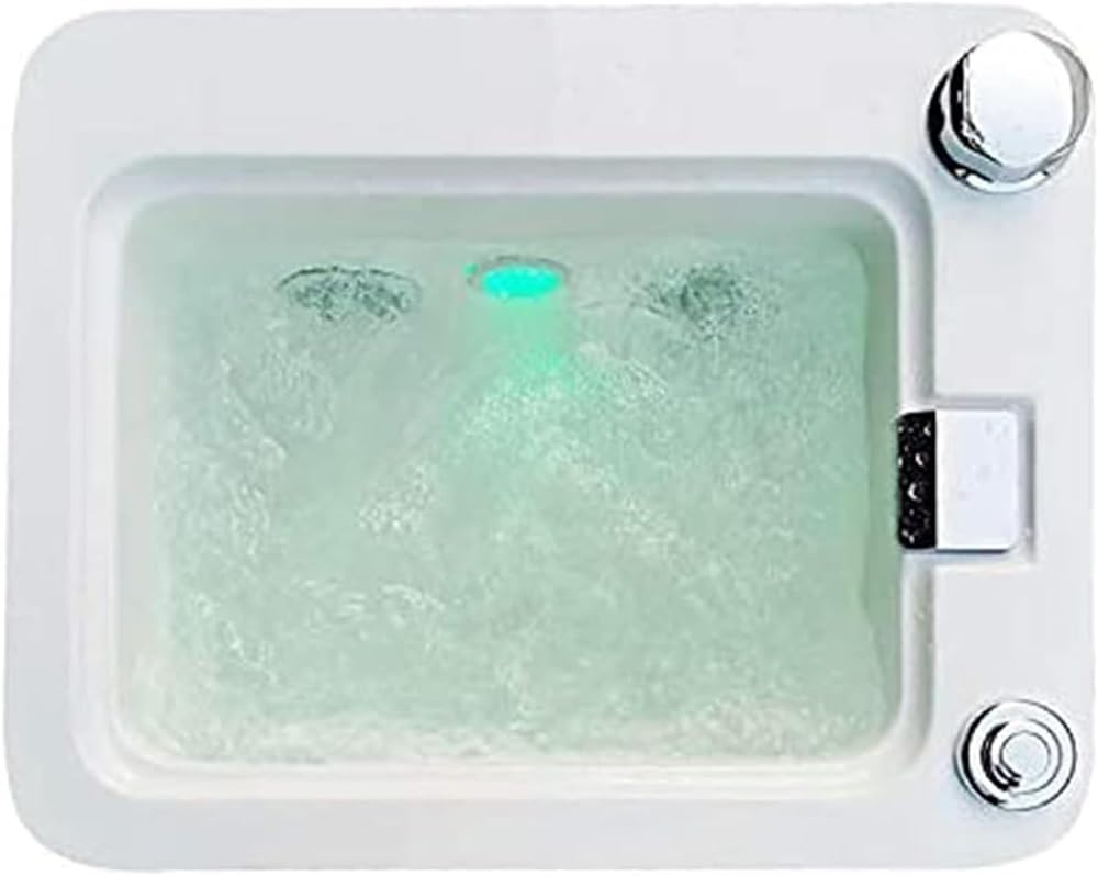 Spa portatile per piedi con massaggio a bolle per rilassarsi e alleviare lo stress a casa o in salone