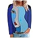 RHXWFDG Haut Madame Fitness Col Rond Pullover Moelleux Automne Manche Longues Chemisier Femme DecontractéE À Motif Polyester Fit