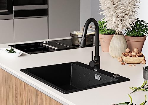 Lavandino Cucina 59 x 50 cm, Lavello in Granito 1