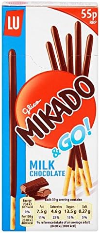 Milk Chocolate Biscuits 55p 39g (Pack of 24 x 39g)