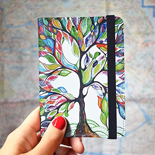 Passport And Vaccine Card Holder Combo,Anbelideb Passport Holder With Vaccine Card Slot,Passport Cover Come With Vaccination Card Protector,Travel Passport Wallet (Color Tree) #TOP5