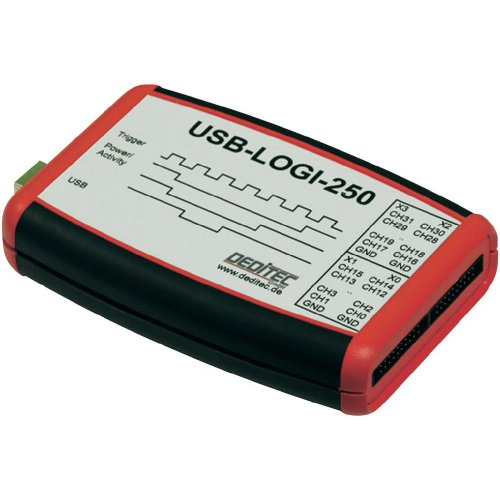 deditec USB Logi 250 logic-analyzer, ancho de banda 250 MHz Analizador lógico
