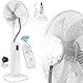 Produktbild KESSER® Stand-Ventilator Frosty mit Wasser Ultraschall-Sprühnebel Wasserkühlung, inkl. Fernbedienung Timer-Funktion, Luftbefeuchter Leise, Nebelfunktion, Raumbefeuchter, Standventilator