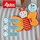 SIGIKID 41181 Greifling Schmetterling Red Stars Mädchen und Jungen Babyspielzeug empfohlen ab Geburt orange