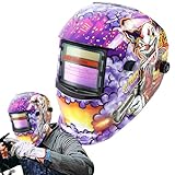 Travail sécurisé : nos casques de soudage à énergie solaire à assombrissement automatique sont équipés d'une large couverture et augmentent la sécurité au travail en protégeant le visage et le cou contre les dommages à l'arc. Vous constaterez une augmentation de la productivité sur le lieu de travail.