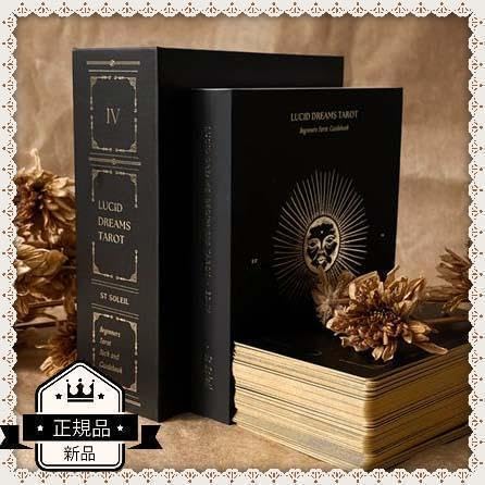 限定特価品✨高級感溢れる美しいカード✡明晰夢タロットカード ブラックver 品 美しいカード?明晰夢タロットカード ブラックver タロット風カード