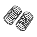 Axial Spring 23x40mm 3.2 lbs/in, Red (2): Yeti XL, AXIC1278