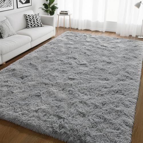 HQAYW Fluffy Area Rugs for Living Room Bedroom, Machine