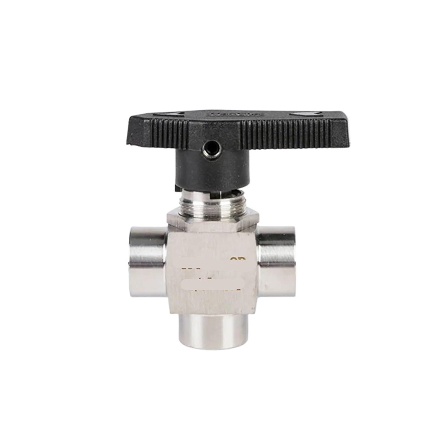 Vanne à bille 1/2 NPT 3 voies en acier inoxydable 304 pour haute température