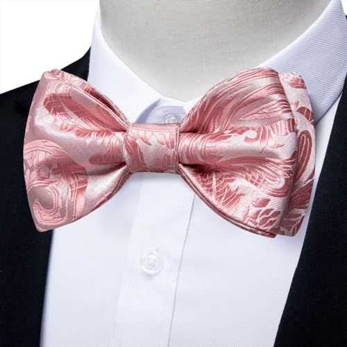 Corbata de moño negra ajustable para hombre clásica miniatura 2