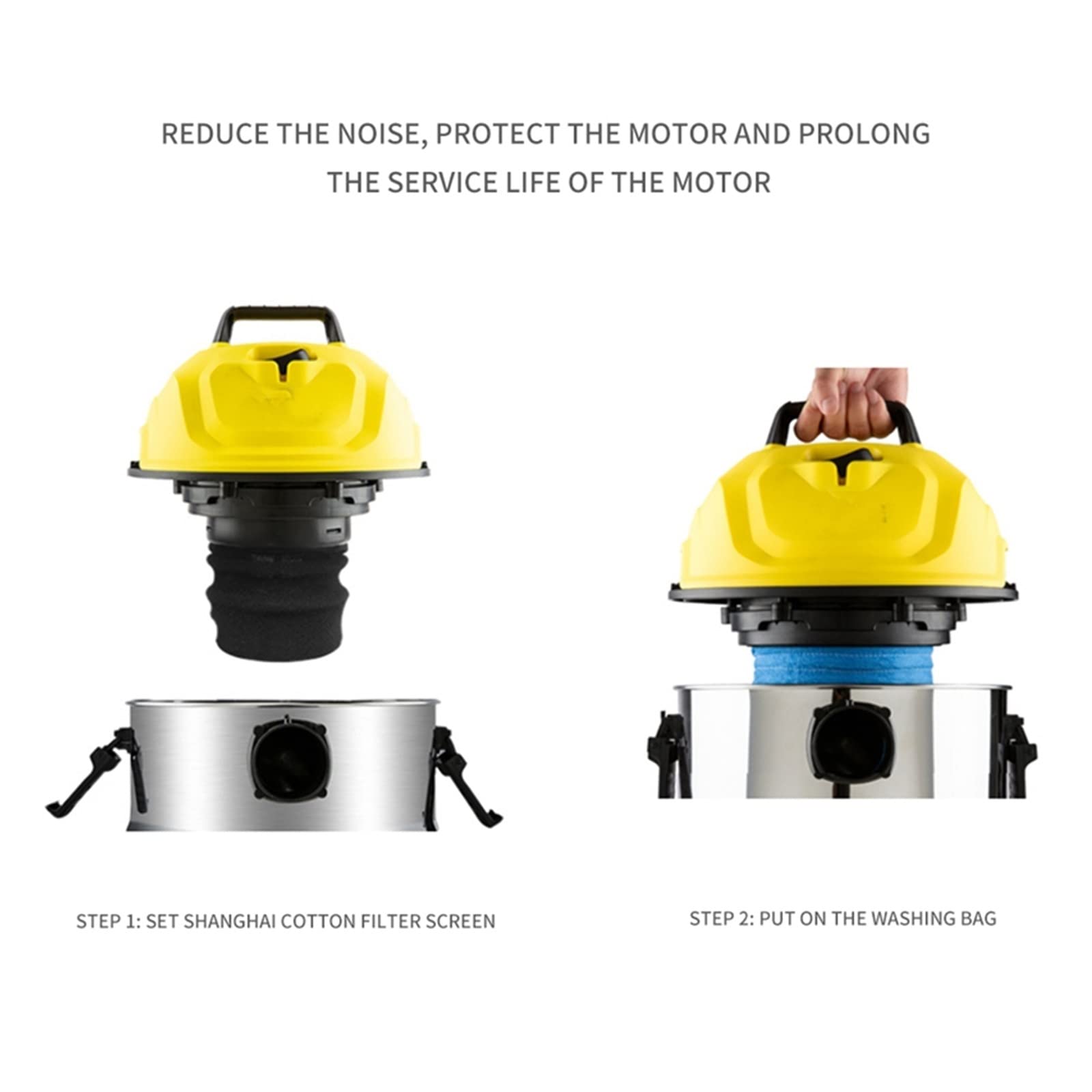 Bolsas Aspiradora Karcher Wd3 Set 5 Bolsas De Aspiradora Karcher Wd3/se4001 /se4002 | Cuotas Sin Interés Filtro Aspiradora Karcher