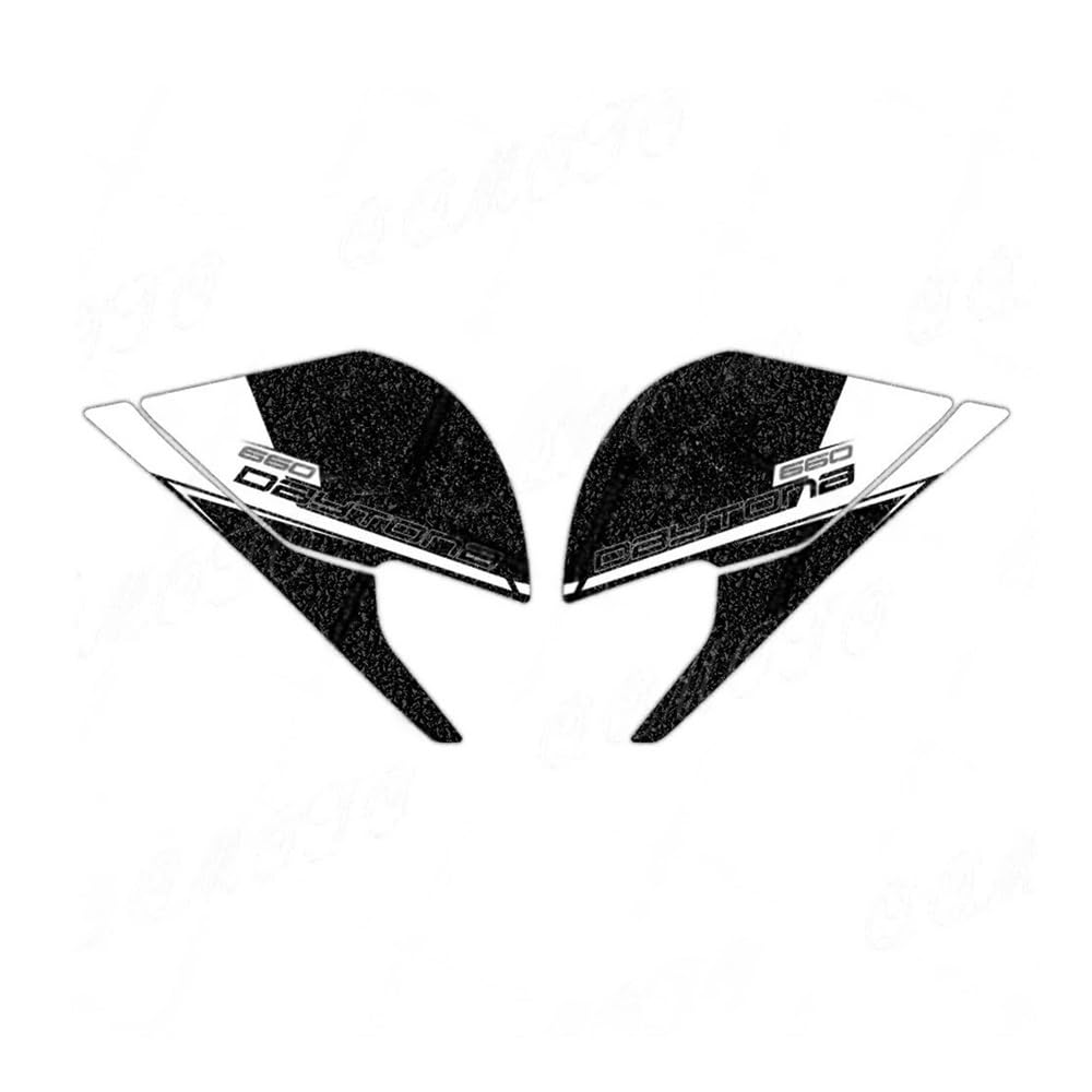 Motorcycle Fuel Tank Stickers Motorcycle Accessories Fuel Tank Knee Grip Traction Protection Decorative for 660 for