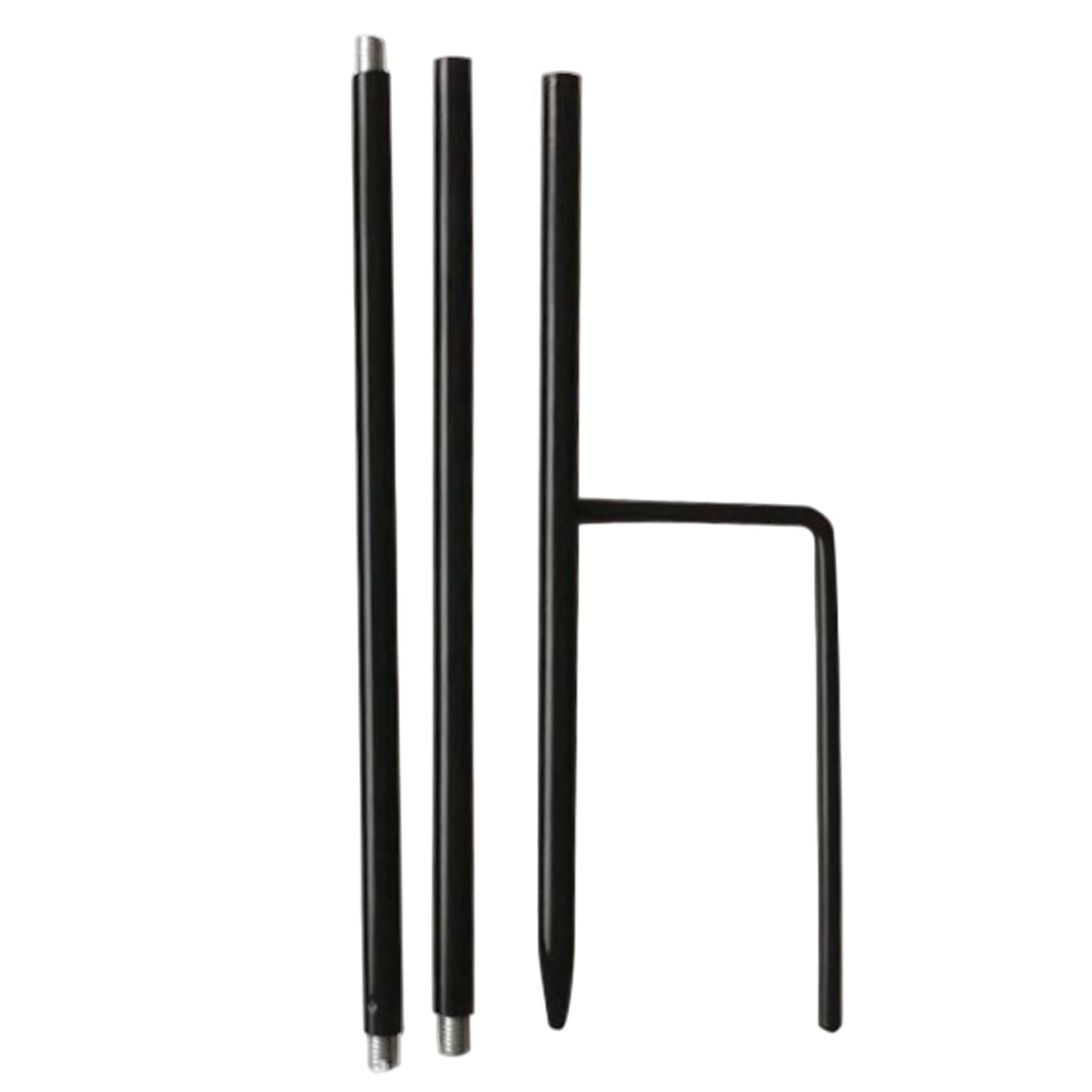 Garden Poles, 23.6 Inch Iron Support Rod for Wind Spinners - Interlocking Windsock Pole for Yard, Patio, Balcony