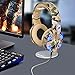 immagine 8VersionTECH. Cuffie da Gioco per PS4 Cuffie Gaming con Microfono, Fascia Regolabile, Bass OverEar Jack da 3,5 mm, Luce LED, Controllo Volume, Basso Rumore per PS4/Xbox One/Nintendo Switch/PC/Mobile