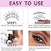 Giani Magnetic Lashes Kit, Lumeer Magnetic Eyelashes, Magnetic Eyelashes, Double Sided Natural Reusable Magnetic Eyelashes, Magnetic Lashes with Applicator (Natural)