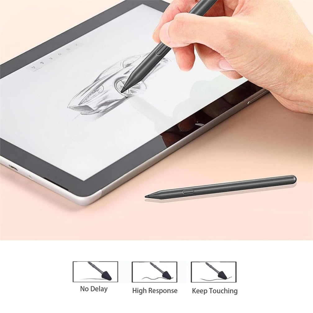Punte Di Ricambio Compatibili Con Lenovo Precision Pen 2 – Set Da 5 Con Clip E Scatola Porta-punte