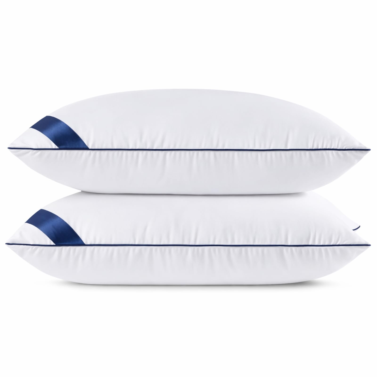Photo 1 of *** ONLY 1 *****Meoflaw Pillows Standard Size Set of 2,Soft Microfiber Standard Pillows with Hollow Fiber,Hotel Quailty Bed Pillows for Sleeping 2 Pack for Back,Stomach Sleeper
