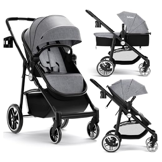 Best console for umbrella strollers INFANS 2 in 1 Baby Stroller for All Needs