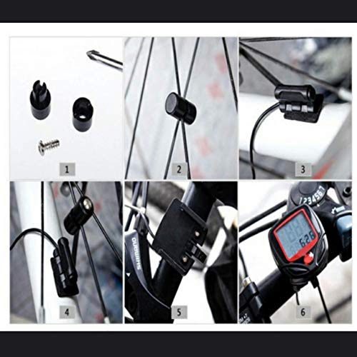 Image of Digital LCD Waterproof Bicycle Computer Odometer Speedometer (Multicolour)