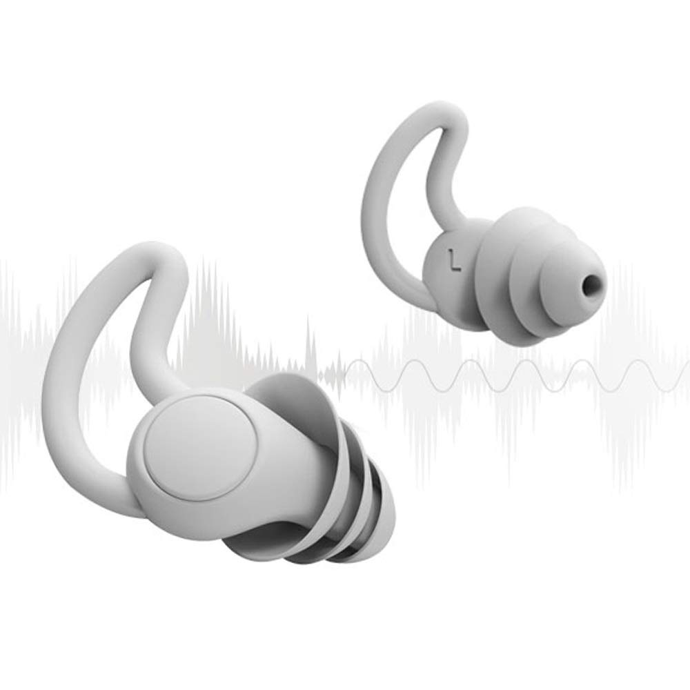 Bouchons d'oreilles sommeil et réduction du bruit avec ce pack de 4 gris