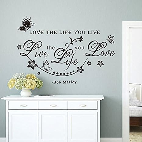 Amazon Com Ferris Store Diy Flowers Vines Butterflies Art Decal Stickers Love The Life You Live English Letter Quote Pvc Home Decor 17 7x25 6 Black Tools Home Improvement Amazon Com Ferris Store Diy Flowers Vines Butterflies Art Decal Stickers Love The Life You Live English Letter Quote Pvc Home Decor 17 7x25 6 Black Tools Home Improvement