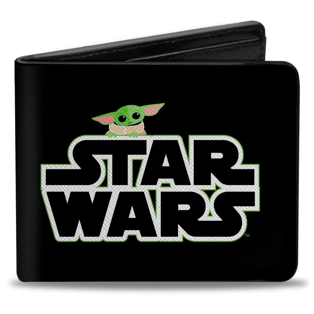 Buckle-Downmens Buckle-down Bifold Star Wars the Child Wallet, Star Wars Child, 4.0 x 3.5 US