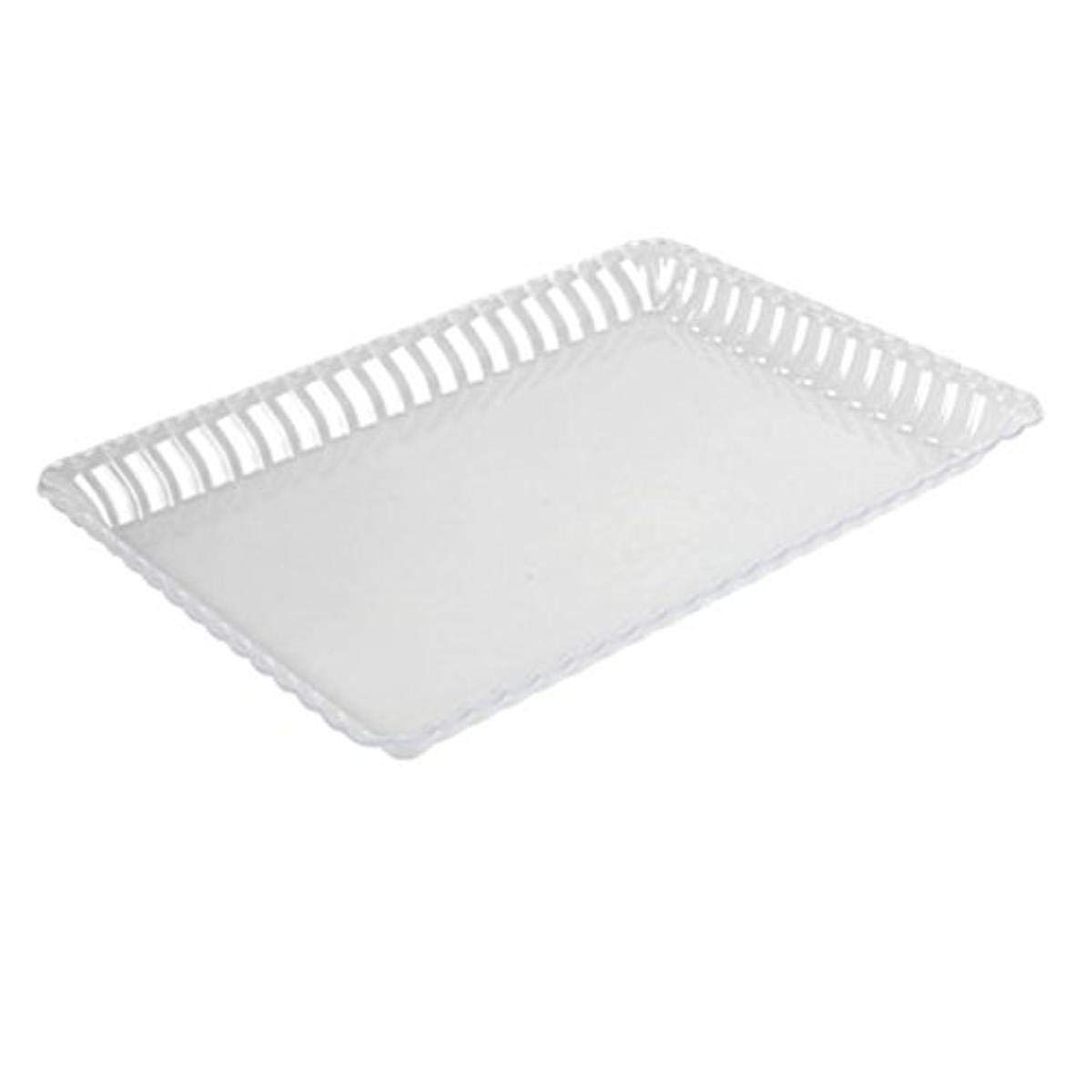 Fineline Settings Flairware Clear 9"X13" Serving Tray, Retail Pack- 99 Piec 0 Pieces