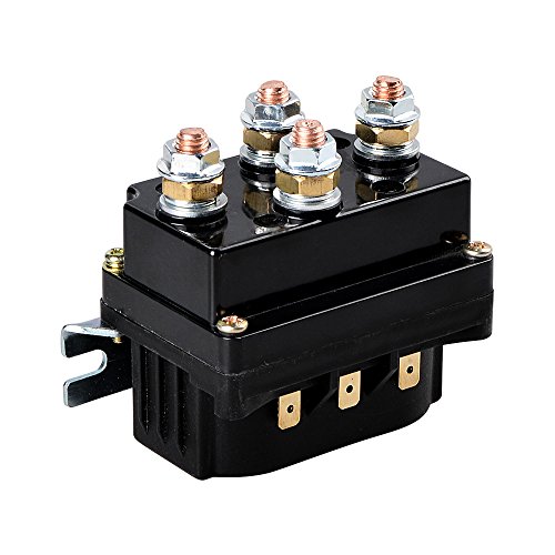 Compatible with ATV UTV Winch Solenoid Relay Contactor Replacement 12V 500A 8000lb-12000lbs
