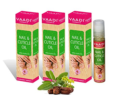Vaadi Herbals Revitalizing Nail & Cuticle Oil Pack of 3 x 10ml | ...