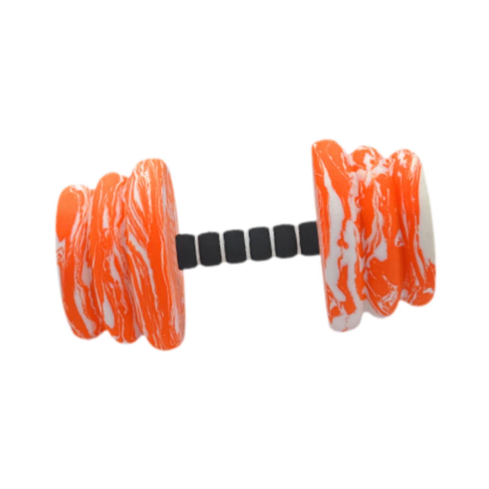 Aquatic Exercise Dumbbells Water Weights for Swimming Pool Workout Men Women Orange White-image-33