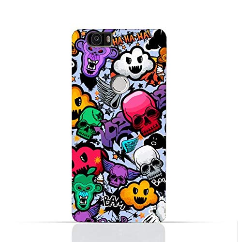 AMC Huawei Nexus 6P TPU Silicone Case with Funky Seamless Freak Texture