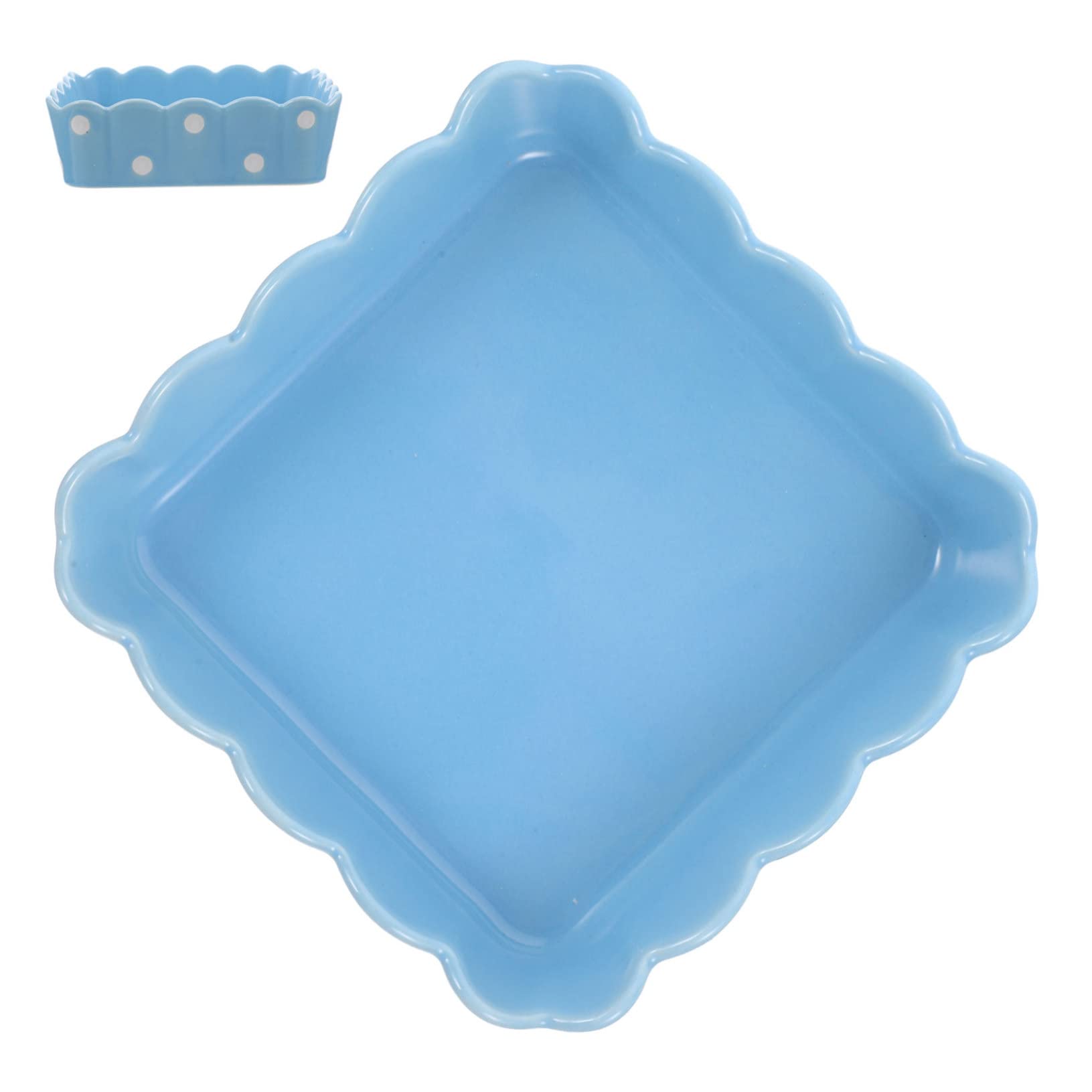 KESYOO Hamster Food Dish Ceramic Container for Pets Non Tip Design for Guinea Pig Easy to Clean Washable Material for Healthy Feeding