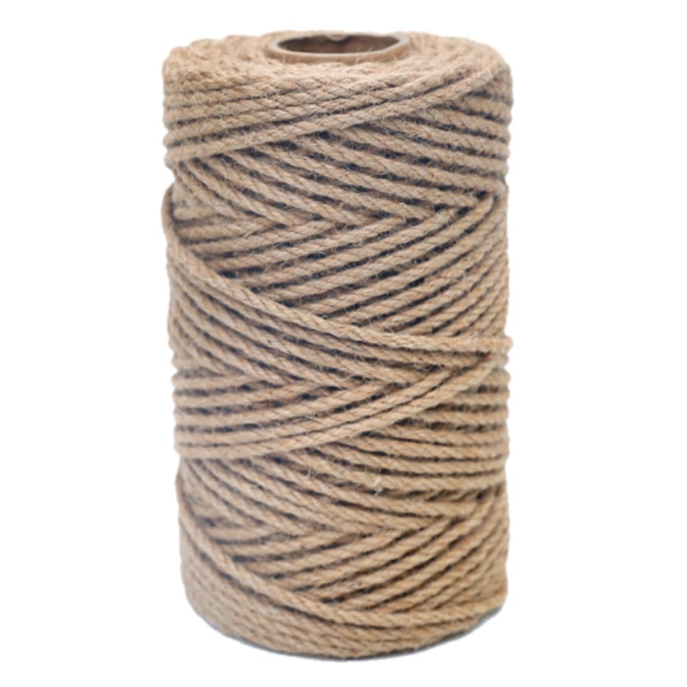 Hemp Twine, 18MM Jute Twine 10M/33ft Thick Brown Rope Natural Hemp(18mm 10m)