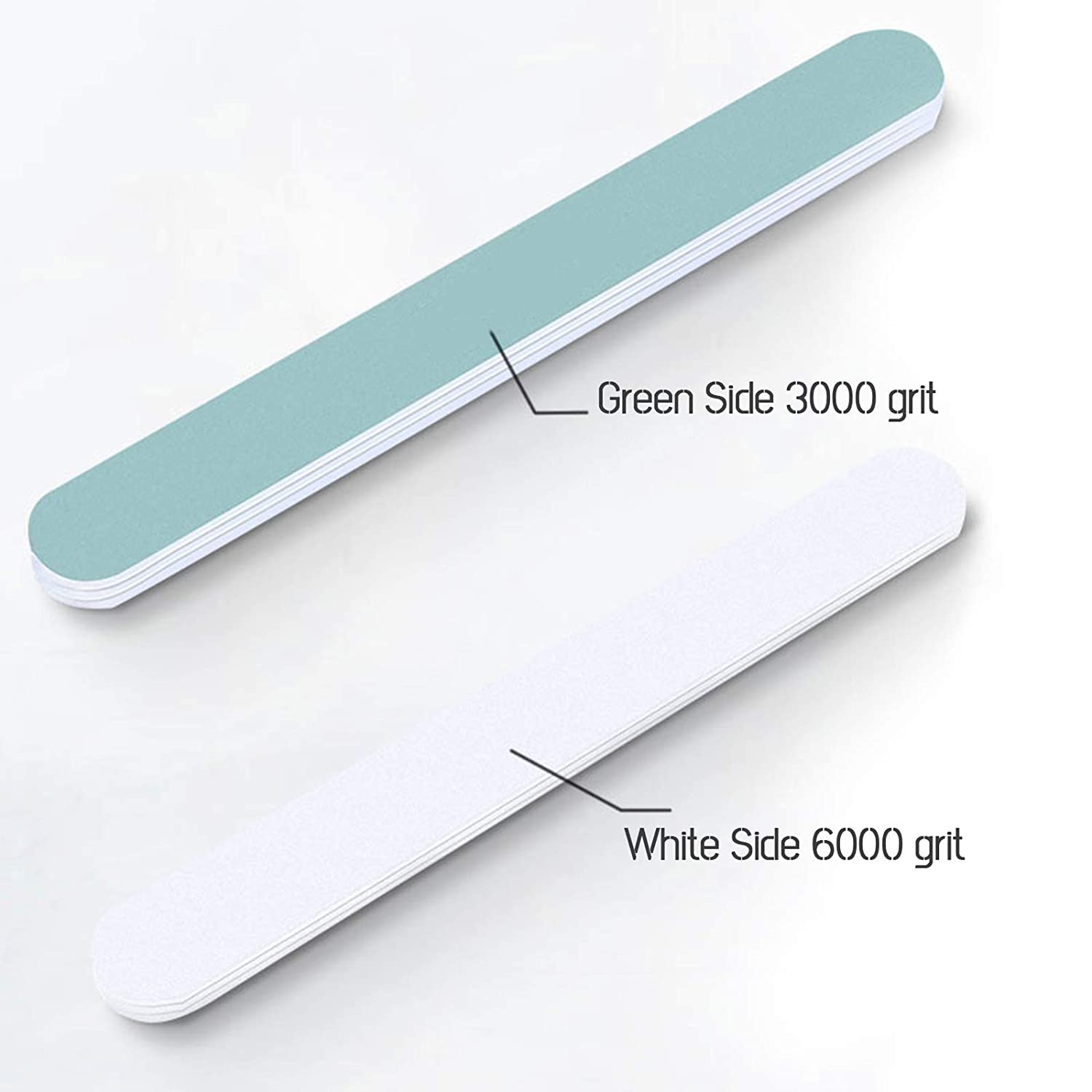Lima per Lucidare A Doppia Faccia,14 Pezzi Lima per Lucidare Unghie Professionale,per Lucidare E Curare Le Unghie,Lavabile A Doppia Faccia,Grana 3000/6000
