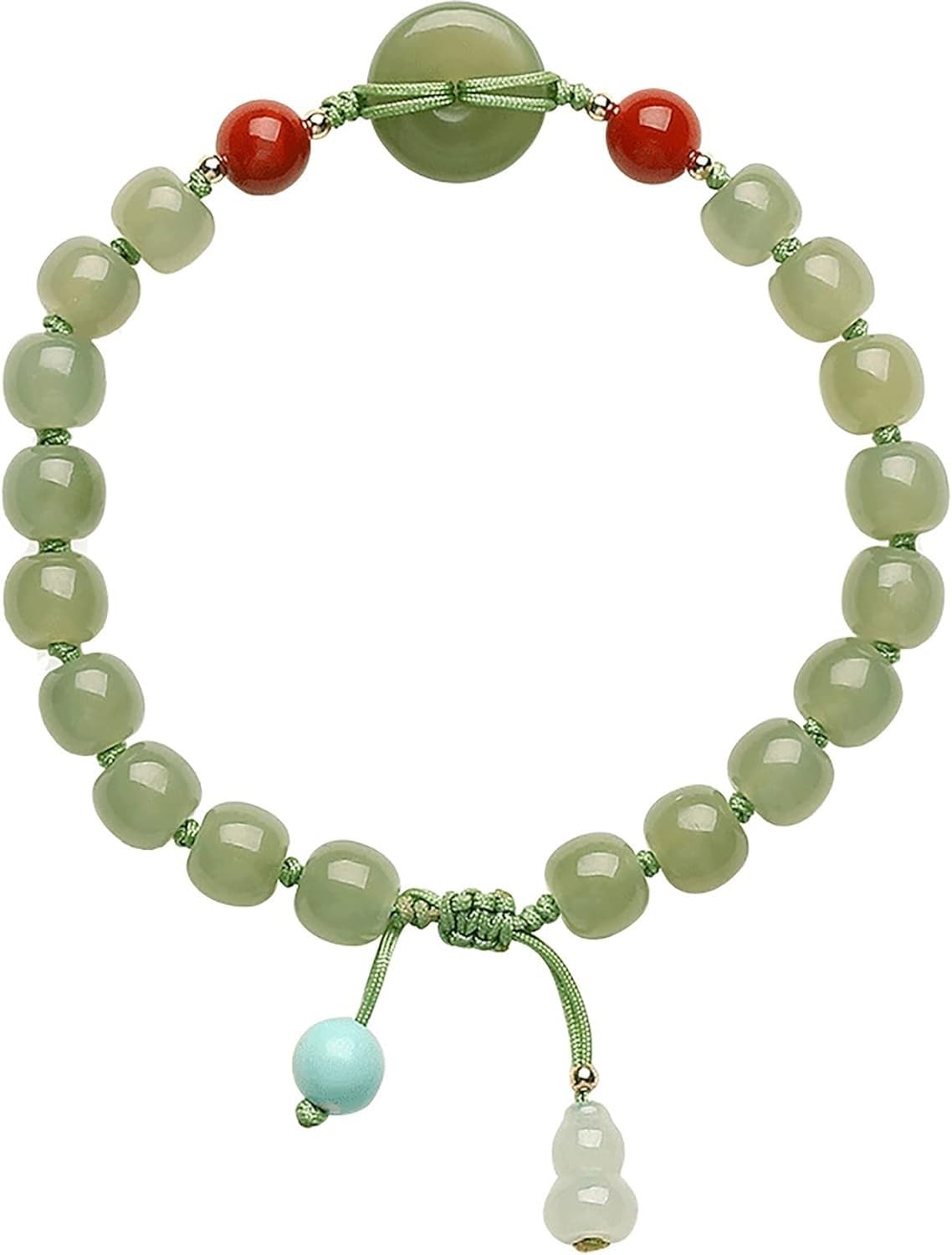 Nzpost Women's Red Crystal Bracelet,Agate Bracelet,Natural Crystal Bracelet 7A Lucky Charm Bracelet Southern Re