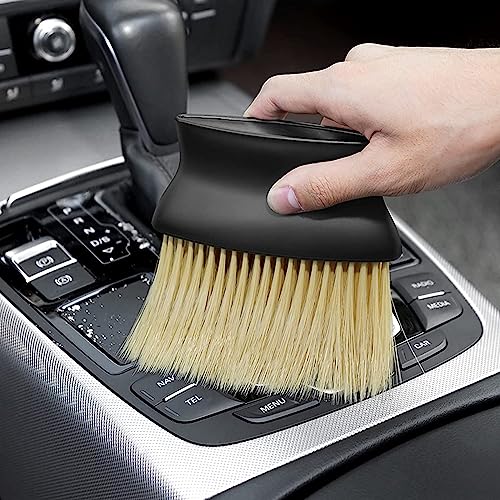 Image of NAREVAL Car Interior Cleaning Brush Scratch Free Car Duster Car Interior AC Vents Cleaning Brush Soft Duster Interior Cleaning Dusting Tool for Automotive Accessory Car (Medium Size Brush N1)