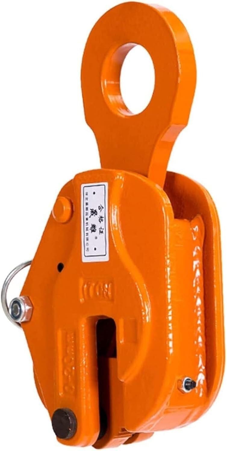 Hebeklemme für Granitplatten, verstellbare, robuste Stahlplatten-Hebeklemme – Maulöffnung 1T/2T/3T/5T/8T für vertikales Heben – langlebige Konstruktion, ideal für Bau- und Industrieanwendung