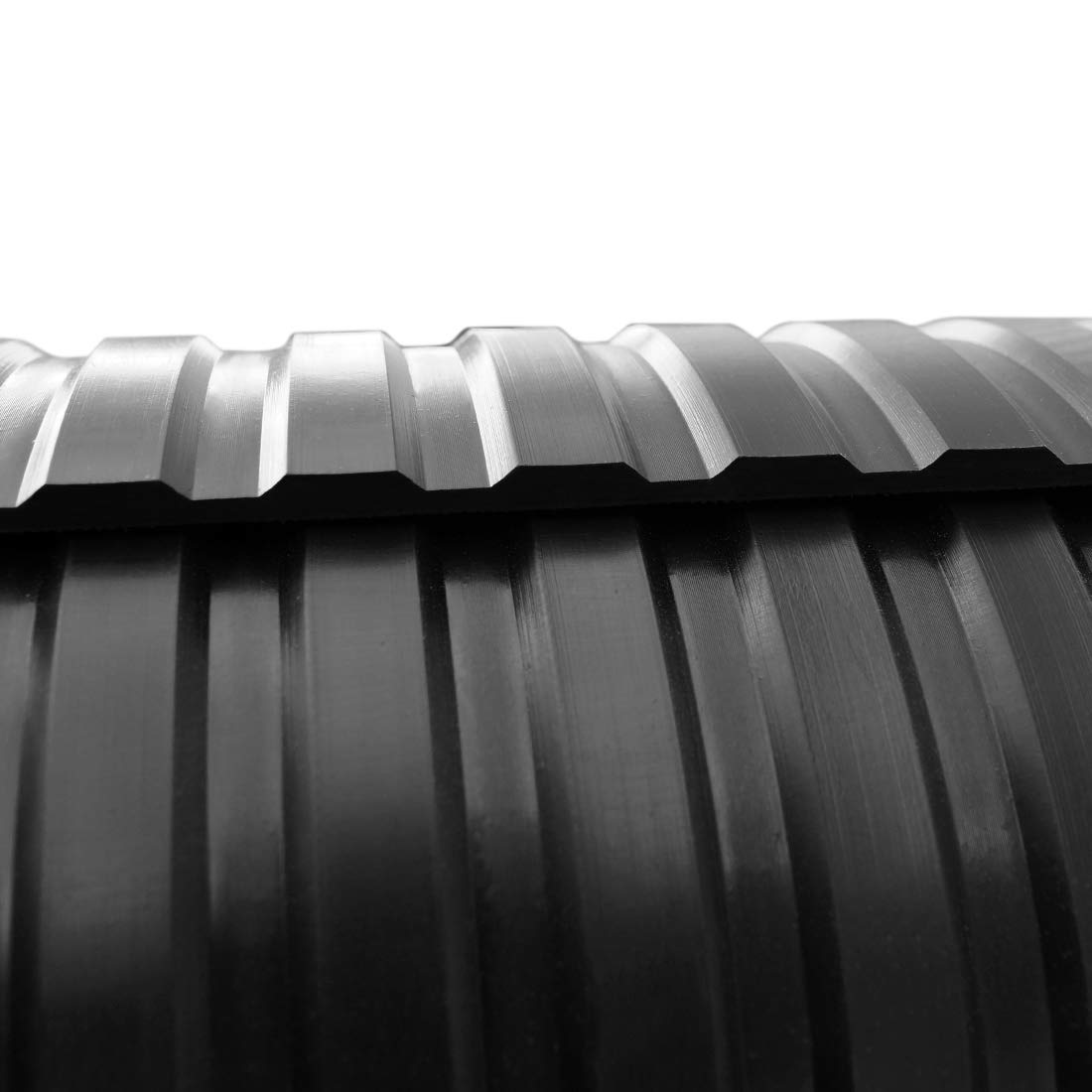 4m² Leistenmatte, 1,00 x 4,00 m, Stärke: 6,0 mm, Schwarz