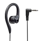 UAYESOK 3.5mm Listen Only Earpiece for Radio Speaker Mic of Motorola Kenwood Baofeng, Police Security Law Enforcement Shoulder Mic Headset, Ear-Hook