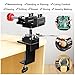 ArtyMaster 360° Rotating Mini Bench Vise with Quick-Release Ratchet Wrench, 2.48