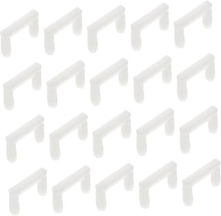 Homoyoyo 50pcs Furniture Connector Invisible Furniture U- Shape Connectors Chair Sofa Fasteners Clip U- Shape Plastic Connector Plastic Fasteners Couch Connectors Furniture U-Shape Bracket