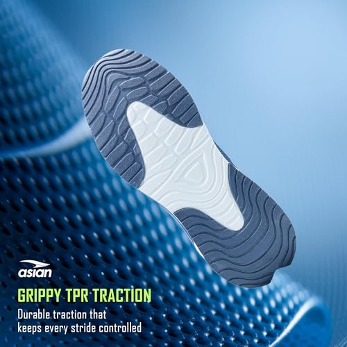 Image of ASIAN Powerplay-37 Men's Running Shoes | Ultra Soft Cushion Midsole, Breathable Knit Upper, Lightweight Design, Durable TPR Grip Outsole & Comfort for Running, Gym & Daily Use