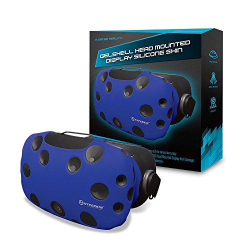 Casque VR - Housse Protection - Silicone - Bleu - HTC Vive [Importación Francesa]