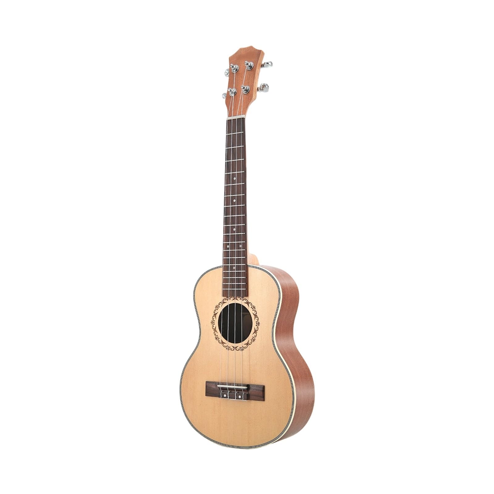 26 Calowy Mały Instrument Ukulele Z Czterema Strunami Wykonany Ze Świerku Ukulele Dla Dorosłych