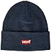Levi's Oversized Batwing Beanie Cuffia, Blu (Navy Blue 17), Taglia Unica Uomo
